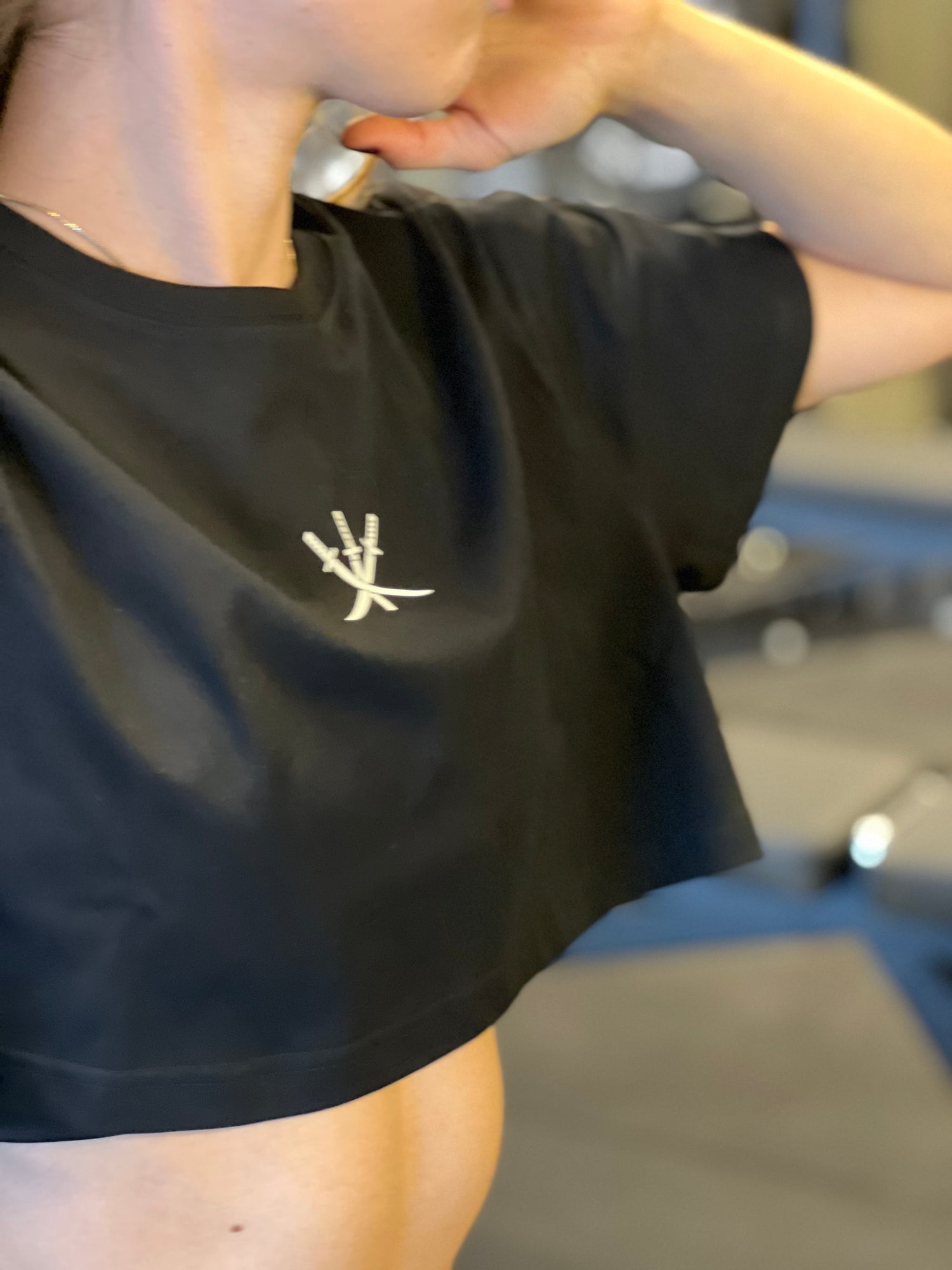 Maglietta crop Stray Lifting donna