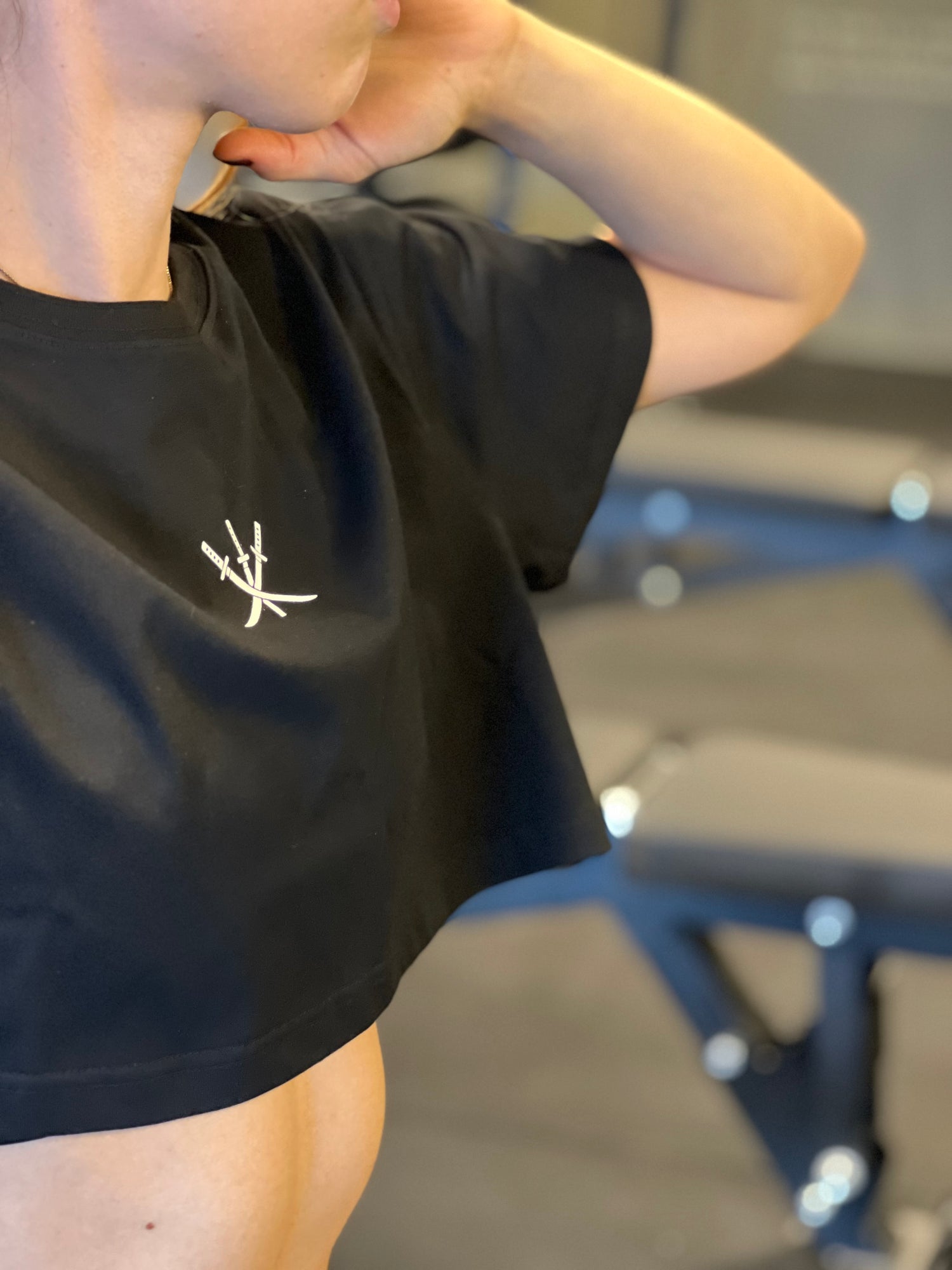 Maglietta crop Stray Lifting donna