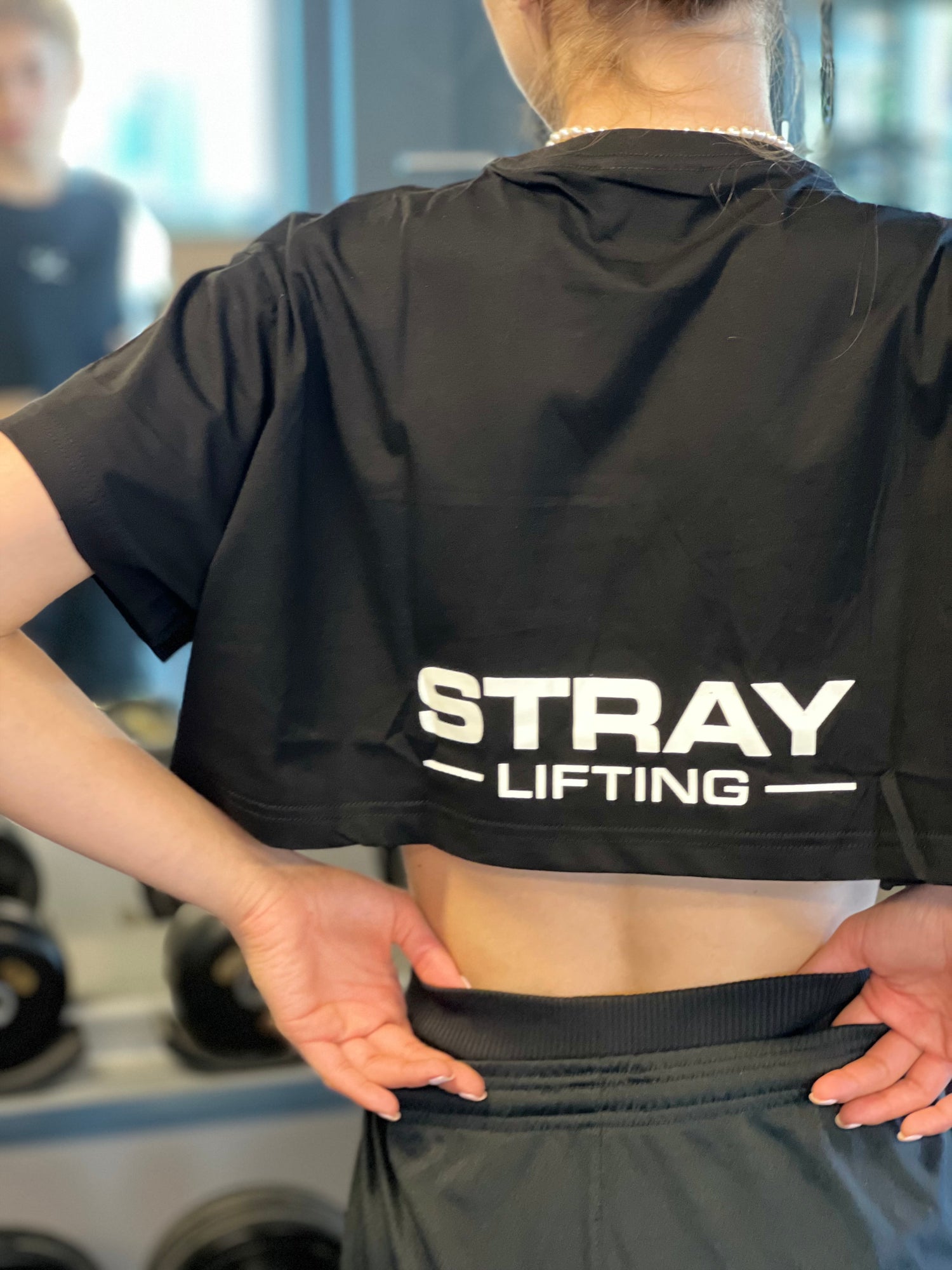 Maglietta crop Stray Lifting donna